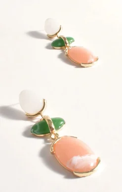 RESIN TRIO DROP EARRING
