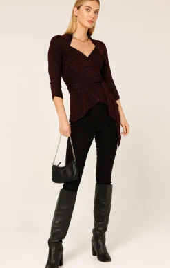 RIVERFIRE WRAP TOP IN RUBY