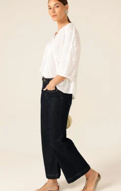 SCARLETT COTTON SHIRT IN ORIENT WHITE