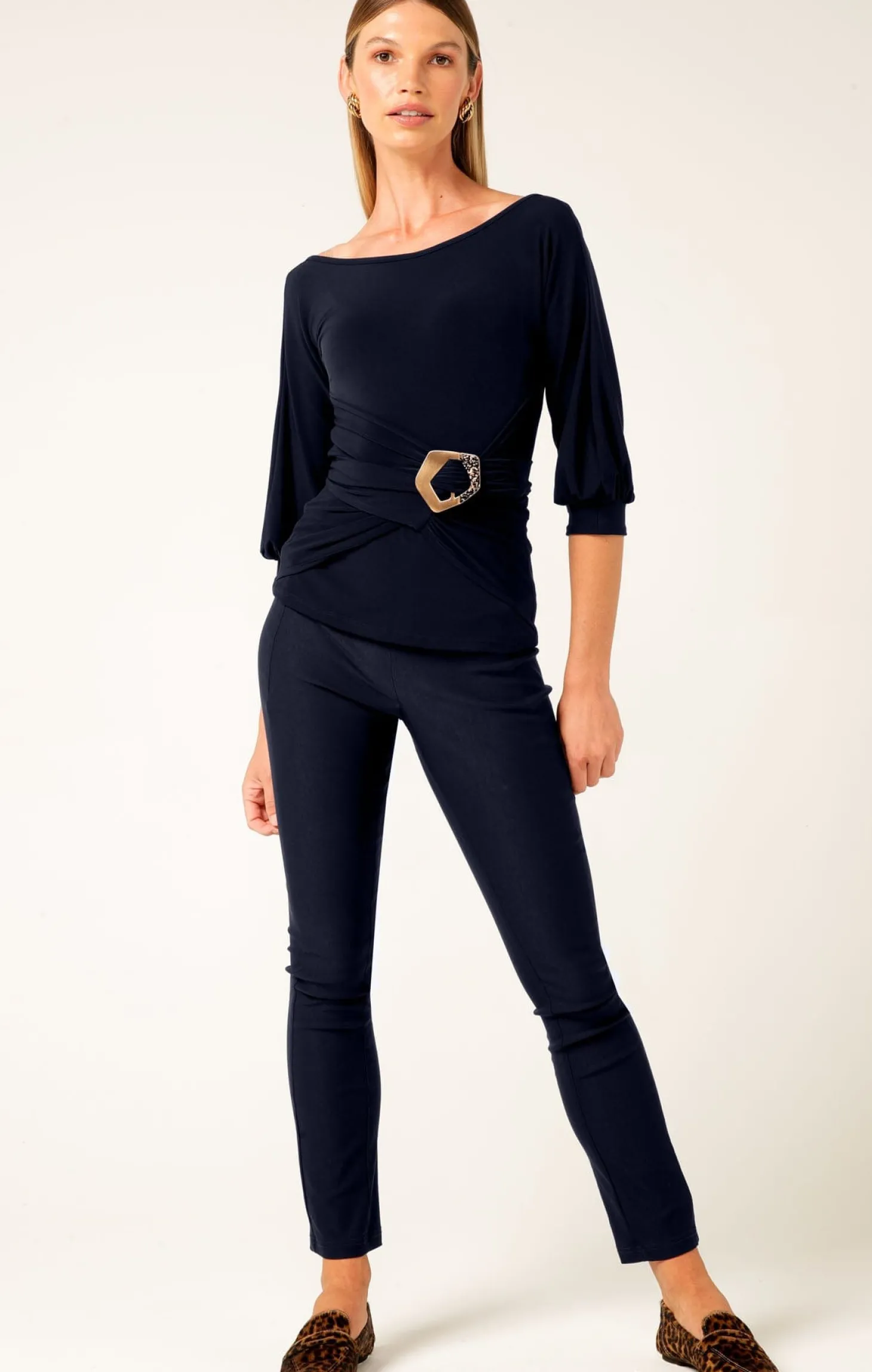 SKINNY PANT IN NAVY