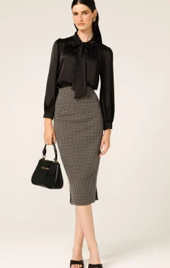 STAR CHECK SKIRT