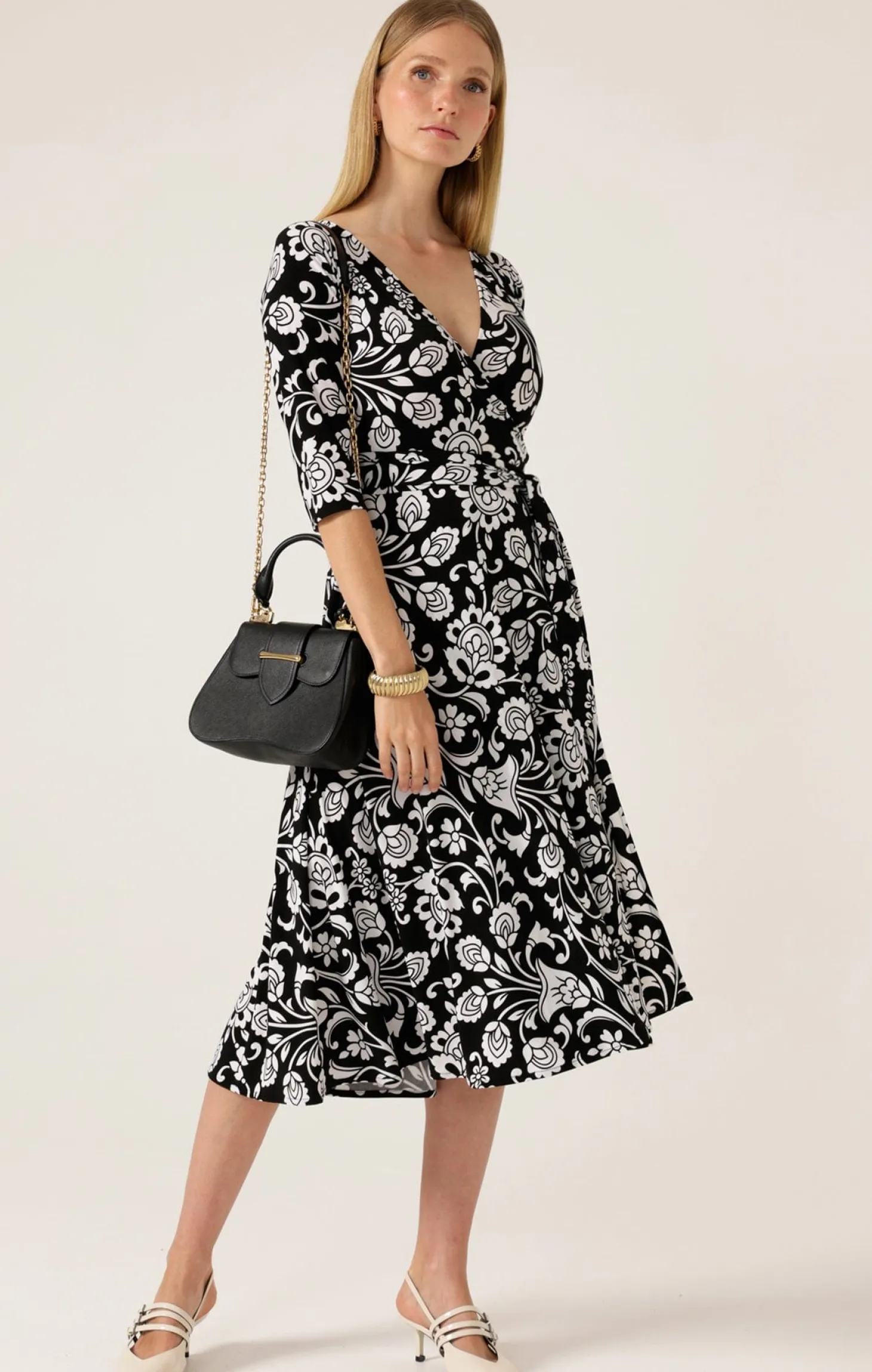 STARLING REVERSE WRAP DRESS