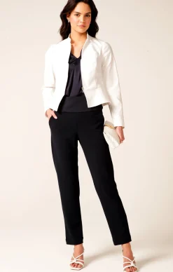 TAPERED LEG PANT IN NAVY