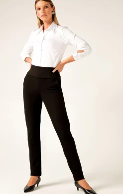 TAPERED LEG PANT TALL IN BLACK