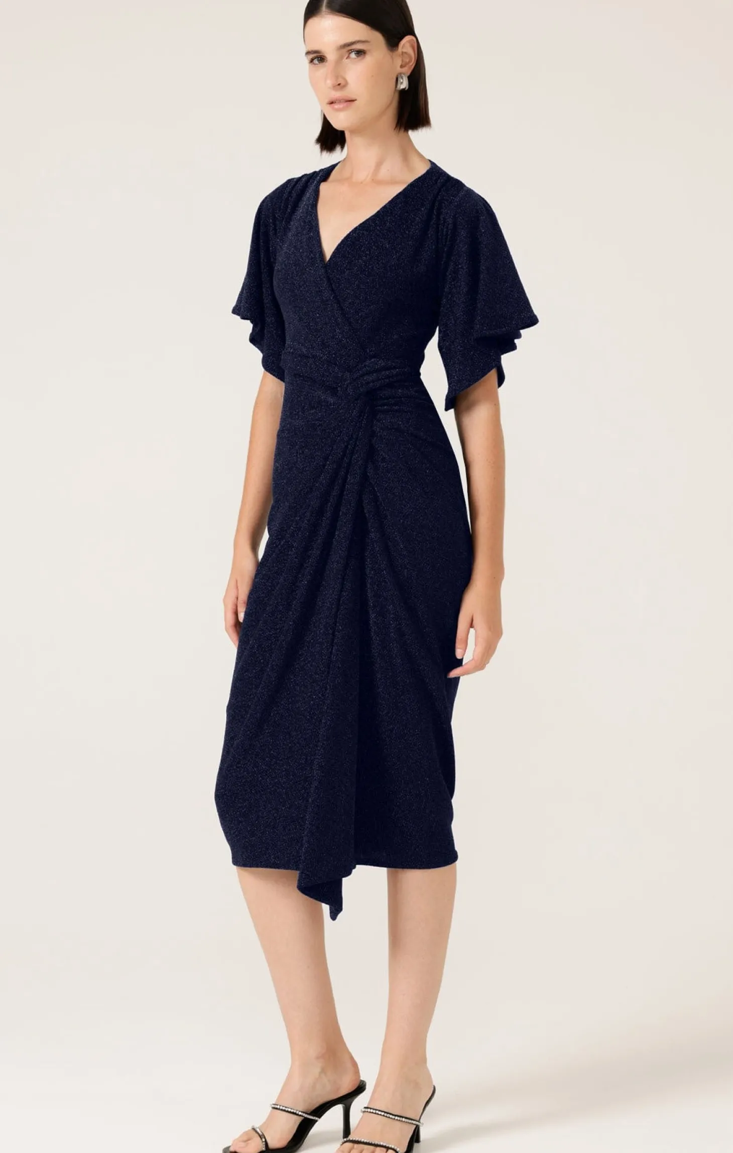 THE EMPORIUM DRESS IN NAVY