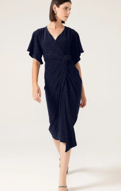 THE EMPORIUM DRESS IN NAVY
