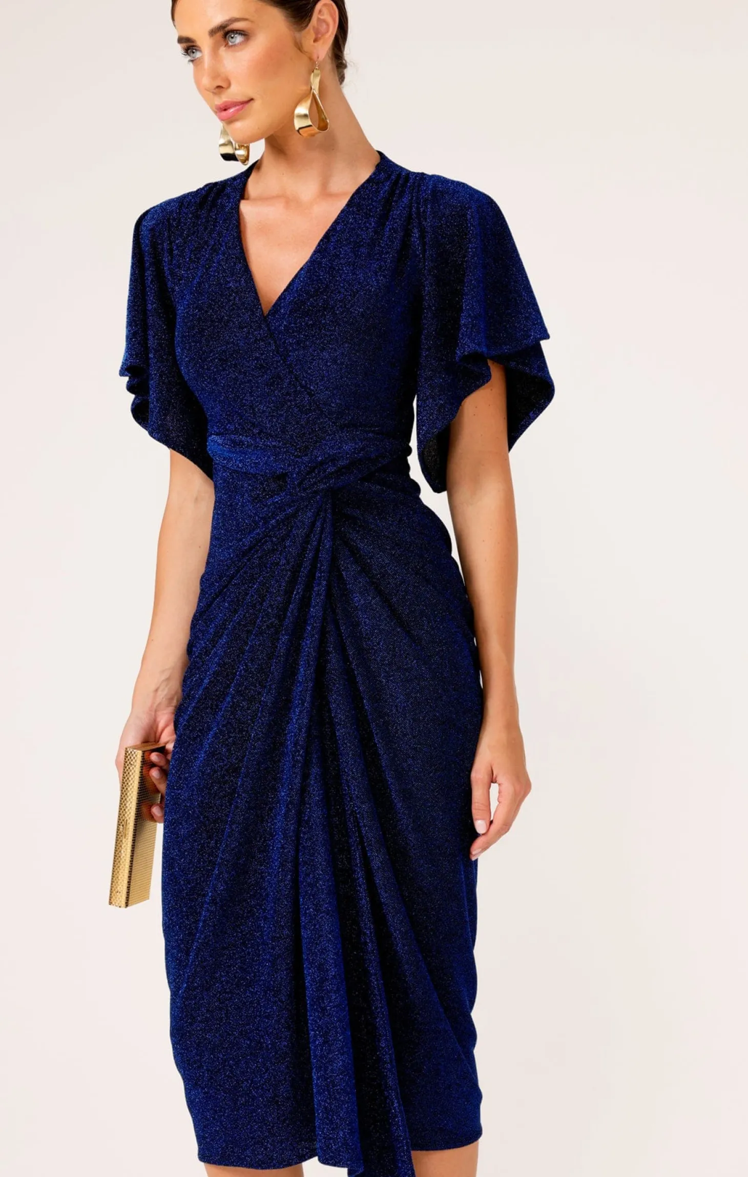 THE EMPORIUM DRESS IN SAPPHIRE