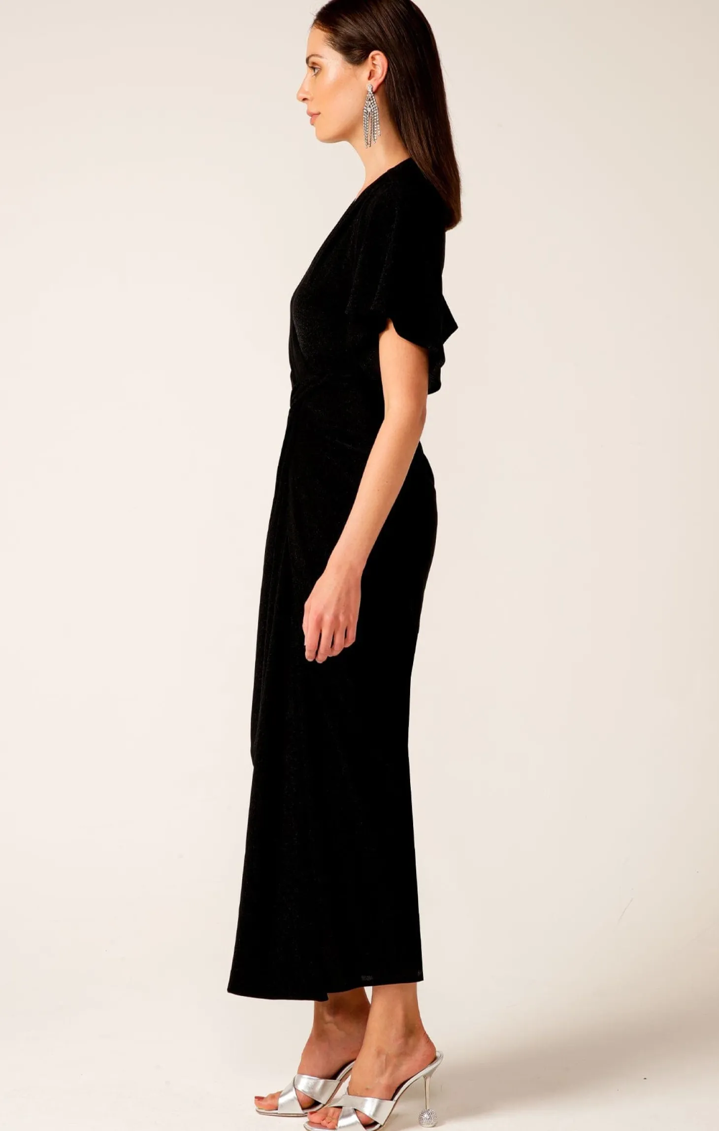 THE EMPORIUM MAXI DRESS IN BLACK