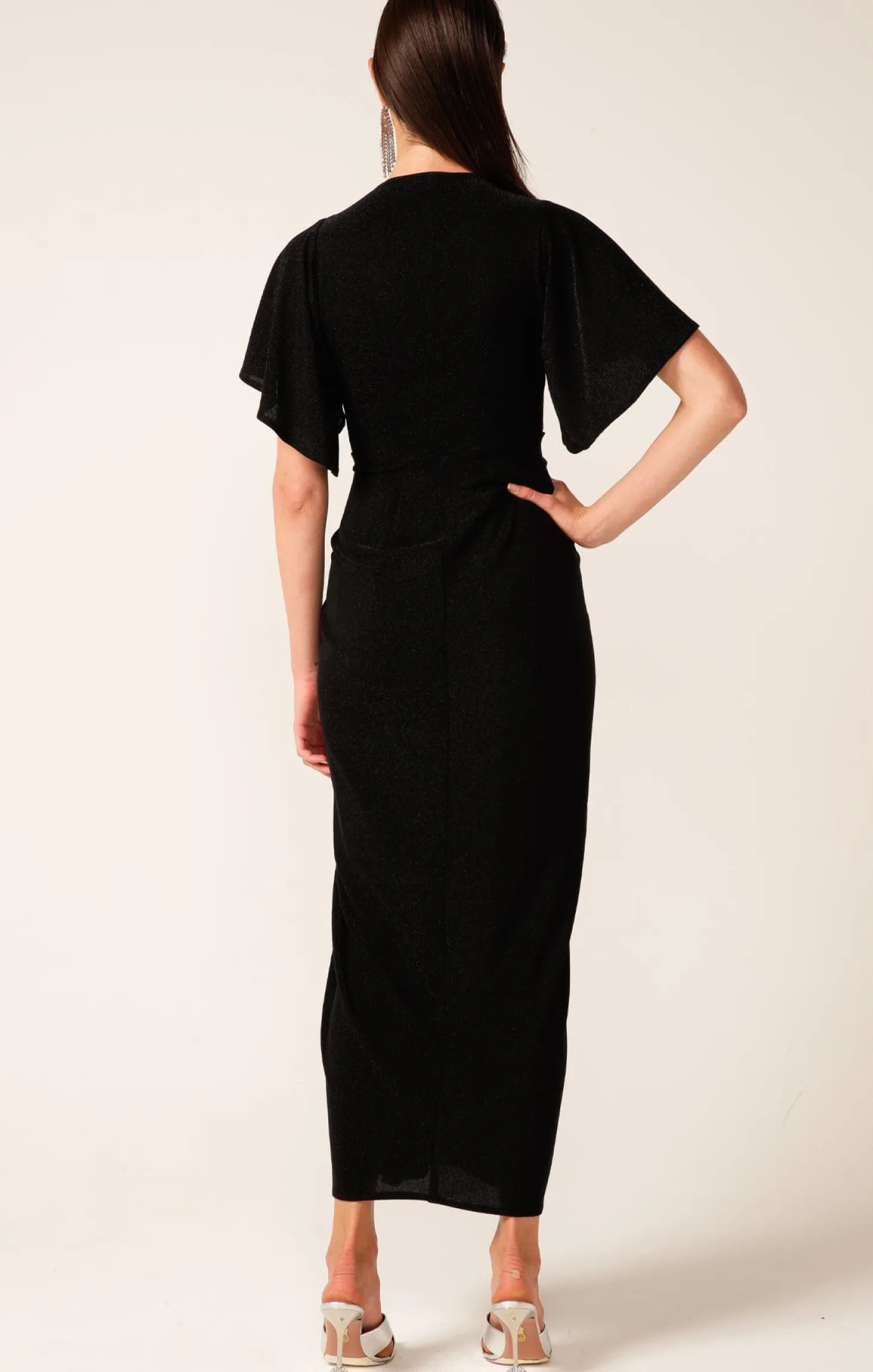 THE EMPORIUM MAXI DRESS IN BLACK