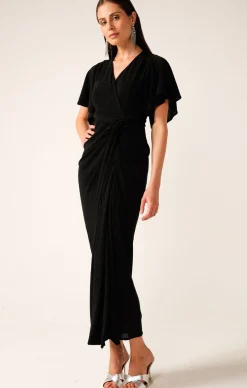 THE EMPORIUM MAXI DRESS IN BLACK