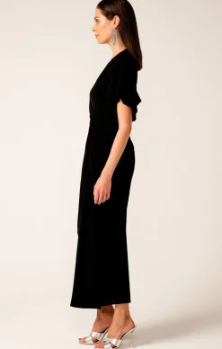 THE EMPORIUM MAXI DRESS IN BLACK