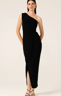 VALEDICTORY DRESS IN BLACK