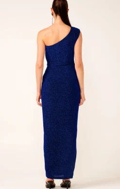 VALEDICTORY DRESS IN SAPPHIRE
